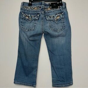 Miss Me Cuffed Denim Capris